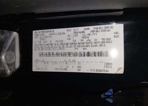 2018 Lincoln Mkc Premiere z USA, uszkodzony, nr VIN 5LMCJ1D93JUL13703